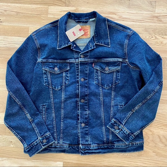Levis Mens Trucker Jacket W Stretch In 
